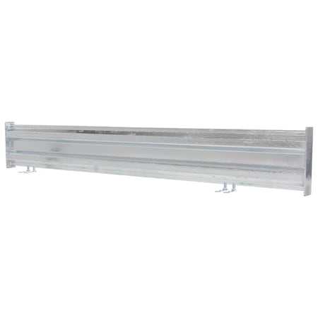 Vestil Galvanized Guard Rail-Bolt On 65.875 In GR-F2R-BO-6-HDG